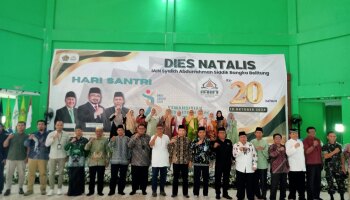 Civitas Akademika IAIN SAS Bangka Belitung Rayakan Dies Natalis ke-20 dengan Ngangung Bersama