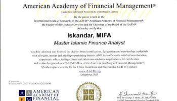 Dekan dan Wadek FSEI IAIN SAS BABEL lulus sertifikasi Internasional