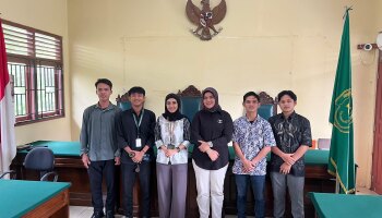 Lima Mahasiswa PKL FSEI IAIN SAS Babel Pelajari Hukum Acara Persidangan di Pengadilan Negeri Tanjungpandan