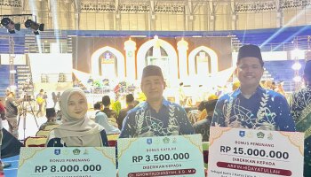 Dosen dan Mahasiswa IAIN SAS Babel dapat Bonus Juara STQ Nasional dari Gubernur Bangka Belitung