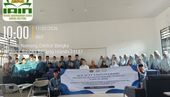 Dosen FSEI IAIN SAS Babel Berikan Edukasi Literasi Keuangan Syariah Di Pondok Pesantren Ibnu Sabil Bangka Tengah