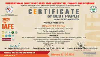 Dosen FSEI IAIN SAS Babel Raih The Best Paper pada Ajang Internasional IAFE Tahun 2024