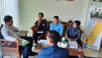 DPL lakukan Monitoring PKL Mahasiswa di Pengadilan Agama Mentok