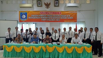 Dr. H . Iskandar,  S.Ag., S.H., M.Hum ditunjuk sebagai Ketua Tim seleksi Eselon II Kab.Bangka Barat