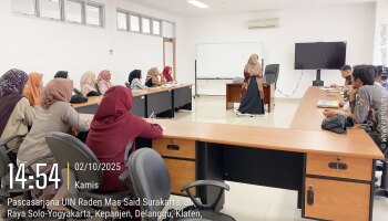 Dua Dosen Pascasarjana IAIN SAS Jadi Dosen Tamu di Prodi MBS Pascasarjana UIN Raden Mas Said Surakarta