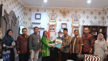 Fakultas Tarbiyah IAIN SAS Babel Kunjungi Kankemenag Kabupaten Bangka Selatan