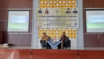 Dekan FST UIN Palembang Menjadi Narasumber Studium Generale Fakultas Tarbiyah IAIN SAS Babel