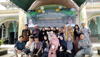 Mahasiswa KKN IAIN SAS Kolaborasi Adakan Festival Maulid Nabi Muhammad SAW
