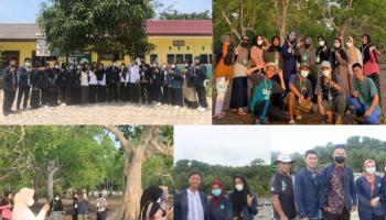 Gali Potensi Desa, Mahasiswa KKN IAIN  SAS Bangka Belitung ‘Natak’ Tapak Tilas di Tanjung Pura