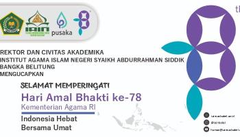 Hari Amal Bhakti Ke-78 Kementerian Agama RI
