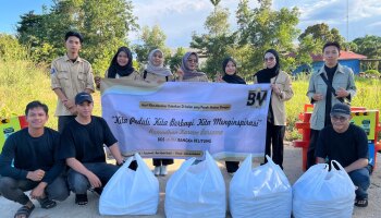 Hima Prodi Psikologi Islam IAIN SAS Bangka Belitung Berbagi Takjil