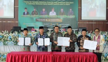 IAIN SAS Babel Teken MoU dengan Badilag MA RI, Pemerintah Provinsi Babel dan Gelar Kuliah Umum
