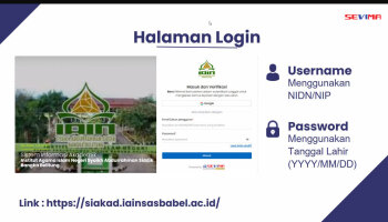 IAIN SAS Bangka Belitung Gelar Sosialisasi SiAkad Cloud SEVIMA bagi Dosen Secara Virtual