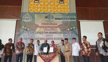 IAIN SAS Bangka Belitung MoU dengan PT. Bank Pembangunan Daerah Sumsel dan Babel