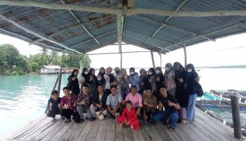 Mahasiswa KKN IAIN SAS Babel Jalin Silaturahmi dengan Masyarakat Desa Sadai