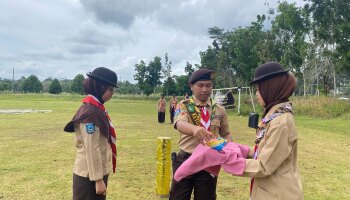 Kenalkan Budaya dan Adat, Gerakan Pramuka IAIN SAS Babel Gelar PBAR Ke- VI