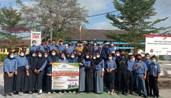 Kenalkan Kampus, Mahasiswa Bidik Misi KIP-K IAIN SAS Babel dan Himpunan Mahasiswa Belitung (HMB) Lakukan Sosialisasi Ke Sekolah