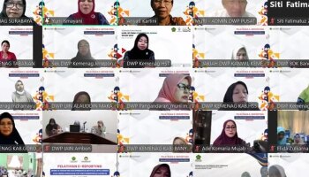 Ketua  dan Sekretaris DWP IAIN SAS Babel Ikuti Pelatihan e-Reporting dan Berbasis AI Penulisan LPPK