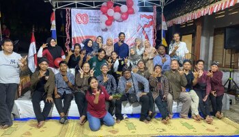 KKN Nusantara Kelompok 17 Ikut Meriahkan Tirakatan HUT ke-80 RI di Padukuhan Semak