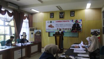 Lomba Pidato Bahasa Inggris dan Arab Warnai Semarak Dies Natalis ke-21 IAIN SAS Babel