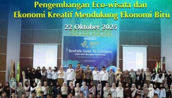 Mahasiswa Antusias Ikuti EcoTalk Goes to Campus di IAIN SAS Bangka Belitung