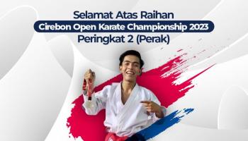 Mahasiswa IAIN SAS Babel Raih Juara 2 di Ajang Cirebon Open Karate Championship 2023.