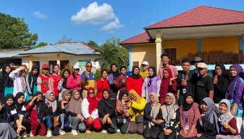 Mahasiswa KKN IAIN SAS Babel Adakan Bazar Murah dan Senam Sehat Bersama Masyarakat Desa Simpang Pesak