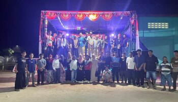 Mahasiswa KKN IAIN SAS Babel Bersama Karang Taruna dan Perangkat Desa Aik Madu Gelar Perayaan HUT RI ke-80