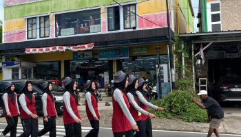 Mahasiswa KKN IAIN SAS Babel dan UIN Sunan Gunung Djati Bandung Desa Kurnia Jaya Ikut Sukseskan Kegiatan PBB Kabupaten Belitung Timur