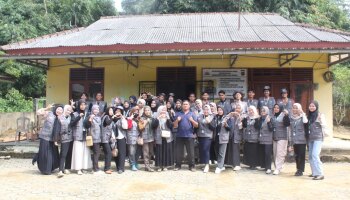 Mahasiswa KKN IAIN SAS Babel Disambut Baik Pemerintah Desa Beruas