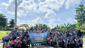 Mahasiswa KKN IAIN SAS Babel Gagas Pembukaan Lahan Pertanian: Sinergi Wujudkan Ketahanan Pangan Desa Lalang