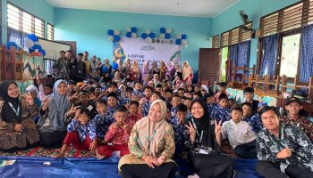 Mahasiswa KKN IAIN SAS Babel Gelar Lomba Gebyar Satu Muharram di SDN 18 Desa Lalang Jaya
