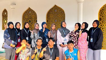 Mahasiswa KKN IAIN SAS Babel Gelar Masjid Care Project  di Masjid Nurul Huda Desa Guntung