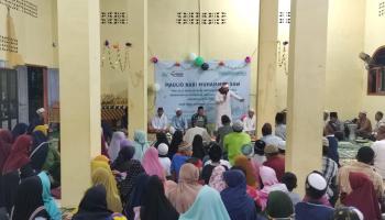 Mahasiswa KKN Kelompok 11 IAIN SAS Babel Gelar Kegiatan Maulid Nabi Muhammad Saw Di Dusun Kulur Timur