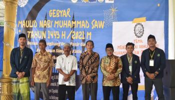 Mahasiswa KKN IAIN SAS Babel  Kelompok 20 dan Kelompok 37 Kolaborasi Gelar Gebyar Maulid Nabi Muhammad SAW