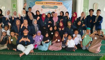 Mahasiswa KKN IAIN SAS Babel Sukseskan Acara Peringatan 1 Muharram 1446 H di Desa Air Lintang