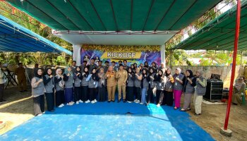 Mahasiswa KKN IAIN SAS Babel Turut Serta Mensukseskan Peresmian ILP dan Penutupan KKN di Desa Penyampak