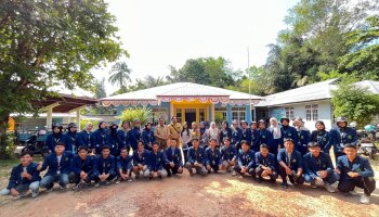 Mahasiswa KKN Kelompok 5 IAIN SAS Bangka Belitung Disambut Hangat di Desa lalang