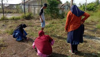 Mahasiswa KKN-MB Desa Tanjung Sangkar IAIN SAS Bangka Belitung Adakan Bakti Sosial