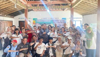 Mahasiswa KKN Nusanatara Resmikan Bank Sampah ,Pelatihan Pembuatan Eco Enzym Dan  Ekoteologi di Dusun Dukuh Boro, Desa Banjarasri