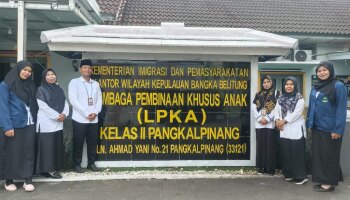 Mahasiswa PPL IAIN SAS Babel Jadi Pemateri Penyuluhan di Lapas Anak II A Pangkalpinang