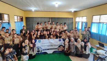 Mahasiswa PPLK Fakultas Tarbiyah IAIN SAS Babel Adakan Workshop di SMPN 2 Koba