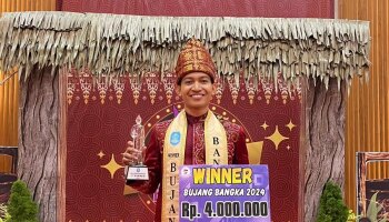 Mahasiswa Prodi KPI IAIN SAS Bangka Belitung Juara Bujang Miak Bangka