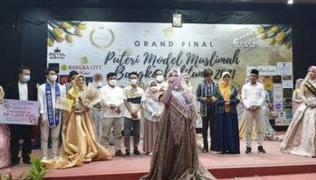 Mahasiswi Prodi Psikologi Islam IAIN SAS Babel Raih Juara I Putri Model Muslimah Bangka Belitung