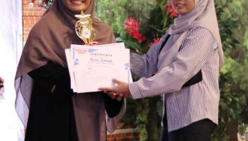 Mahasiswi Prodi TBI IAIN SAS Babel Juara I Lomba Story Telling Se-Bangka Belitung