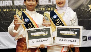 Maulana Hidayat Mahasiswa IAIN SAS Babel Menjadi Pemenag V Duta Bahasa Kepulauan Bangka Belitung Tahun 2025