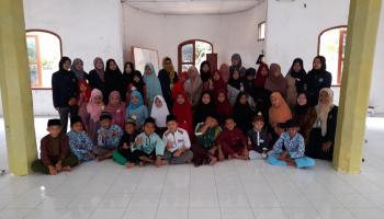 Maulid Nabi Muhammad SAW Desa Ramadhon  Bersama Mahasiswa KKN IAIN SAS Bangka Belitung