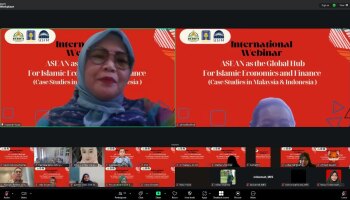 Pascasarjana Gelar Webinar Internasional  “ASEAN as The Global Hub for Islamic Economics and Finance (Case Studies in Malaysia and Indonesia)”