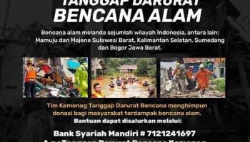 Peduli Bencana Alam: Rektor Ajak Semua Pimpinan dan Civitas Akademika IAIN SAS BABEL Galang Bantuan Sumbangan