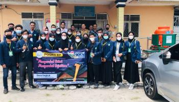 Pelepasan Mahasiswa KKN IAIN SAS Bangka Belitung Kelompok 7 Di Desa Lubuk Lingkuk Dusun II